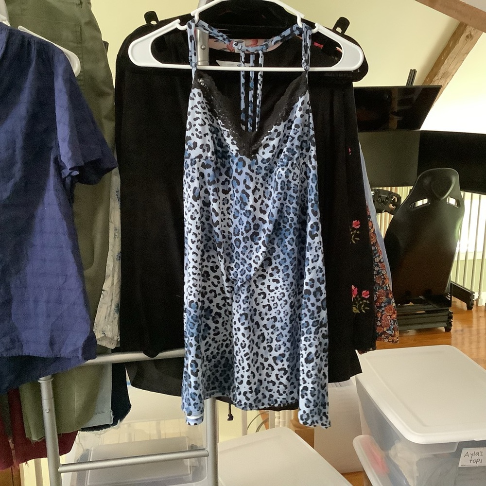 (Bin 6) Y2k lace strappy mini dress- see measurements